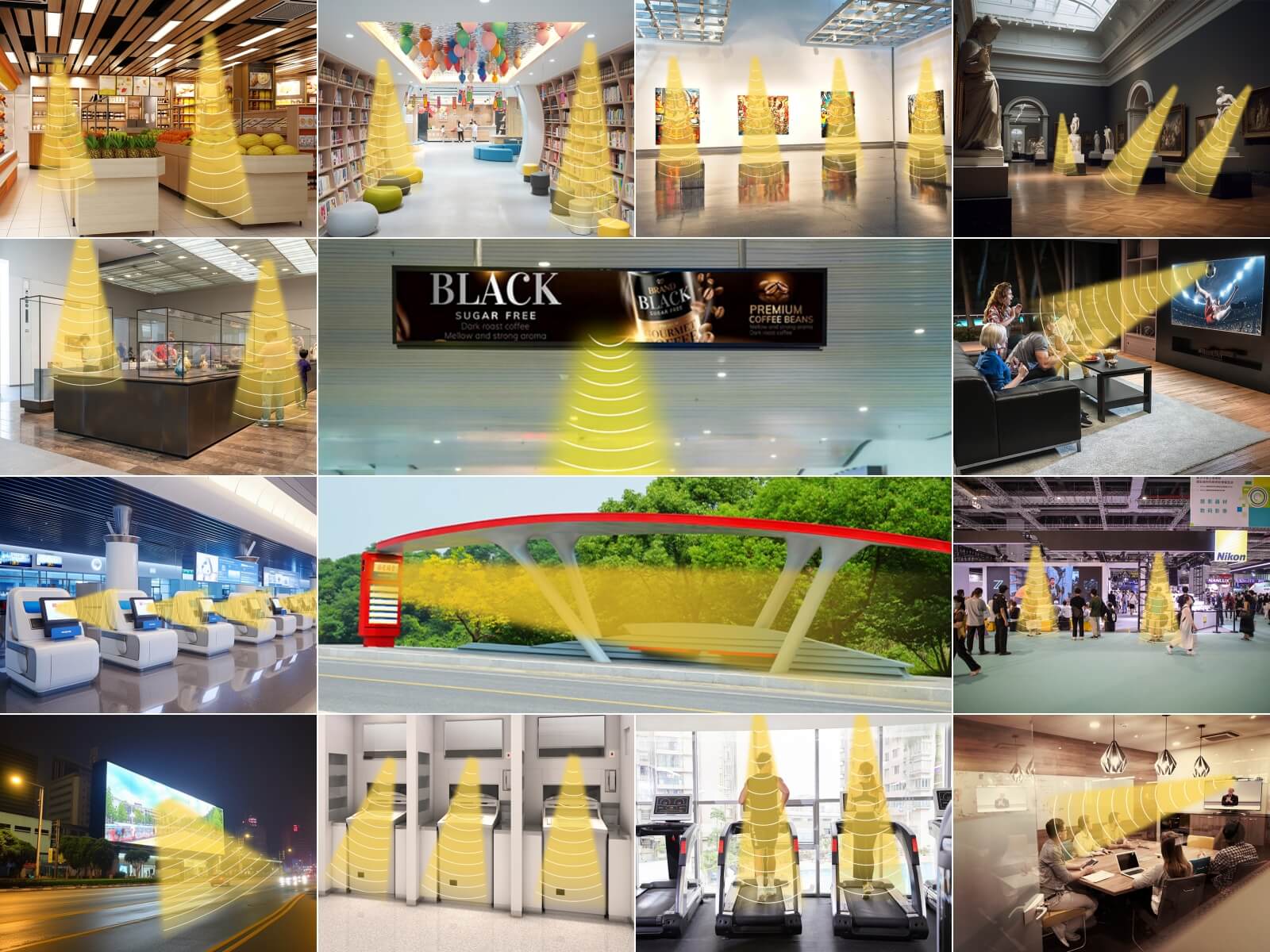 定向音響應用場景合集