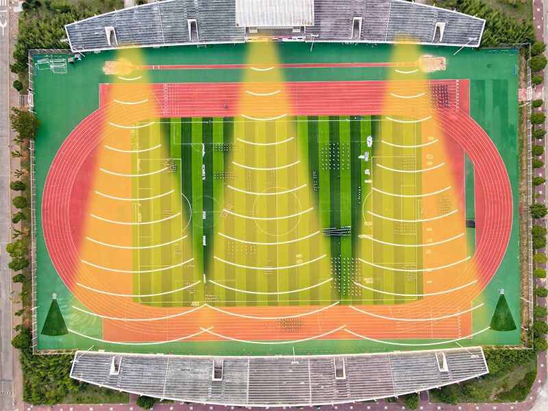 學校操場使用定向音箱