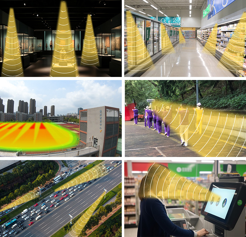 針對不同使用場景,清聽聲學有不同的定向音箱標準品【
